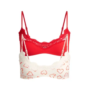 SKIMS Fits Everybody Lace Scoop Bralette Pack